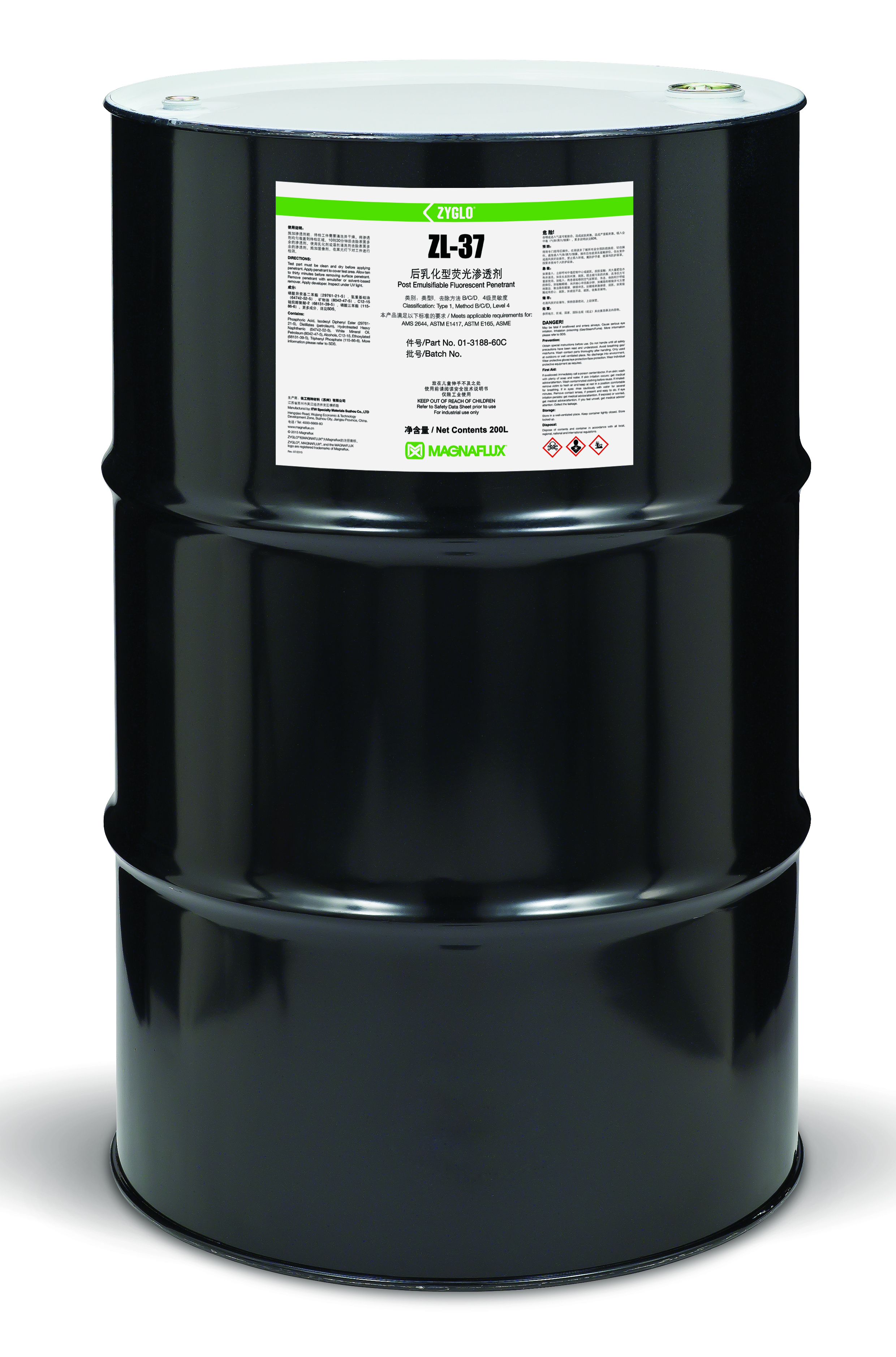 Magnaflux Liquid Penetrant ZL-37